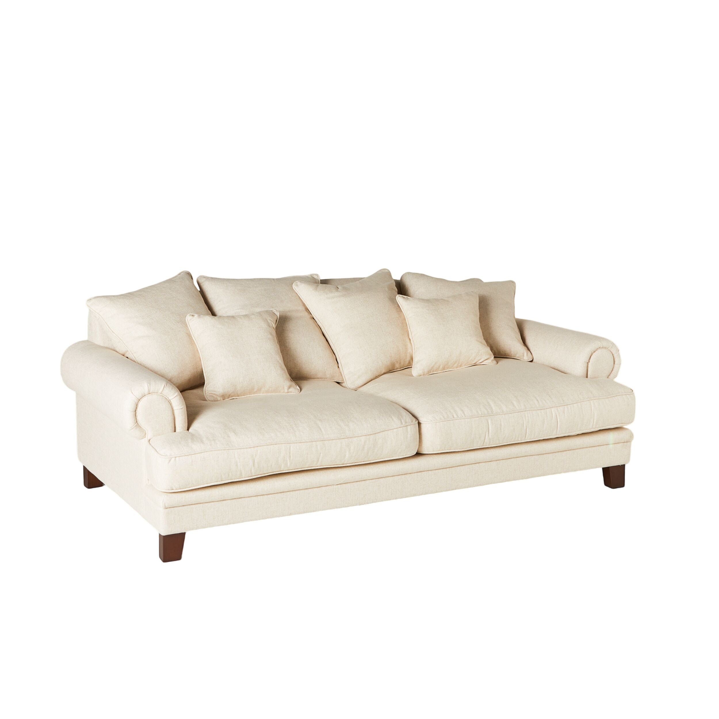 Lisette 3.5 Seater Deep Sofa Dublin Linen