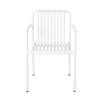 Kasper Aluminium Dining Chair White