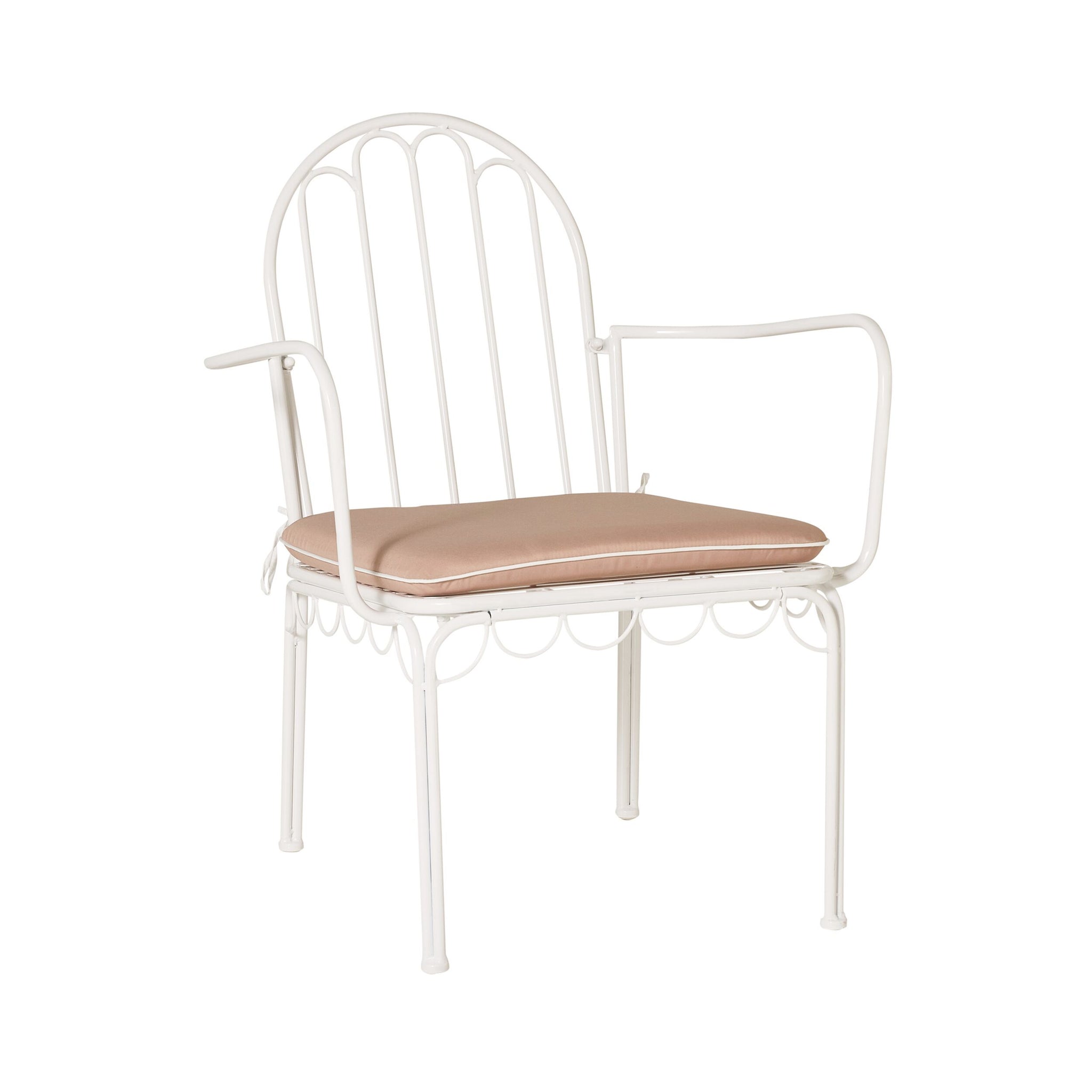 Bonnie Occasional Chair with Cushion White