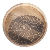 Eco Sole Flower Round Tray Table 47x46cm