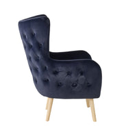 Amira Occasional Chair Velvet Indigo