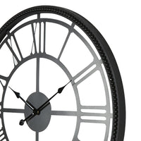Roman Cut Out Iron Wall Clock 80cm