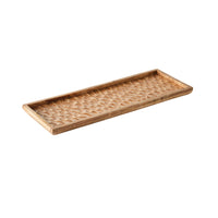 Moana Hammered Small Platter 56x20.5x2.5cm