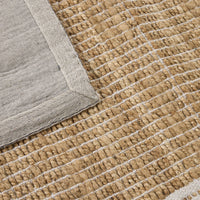 Alhambra Border Jute Rug Wheat 150x240cm