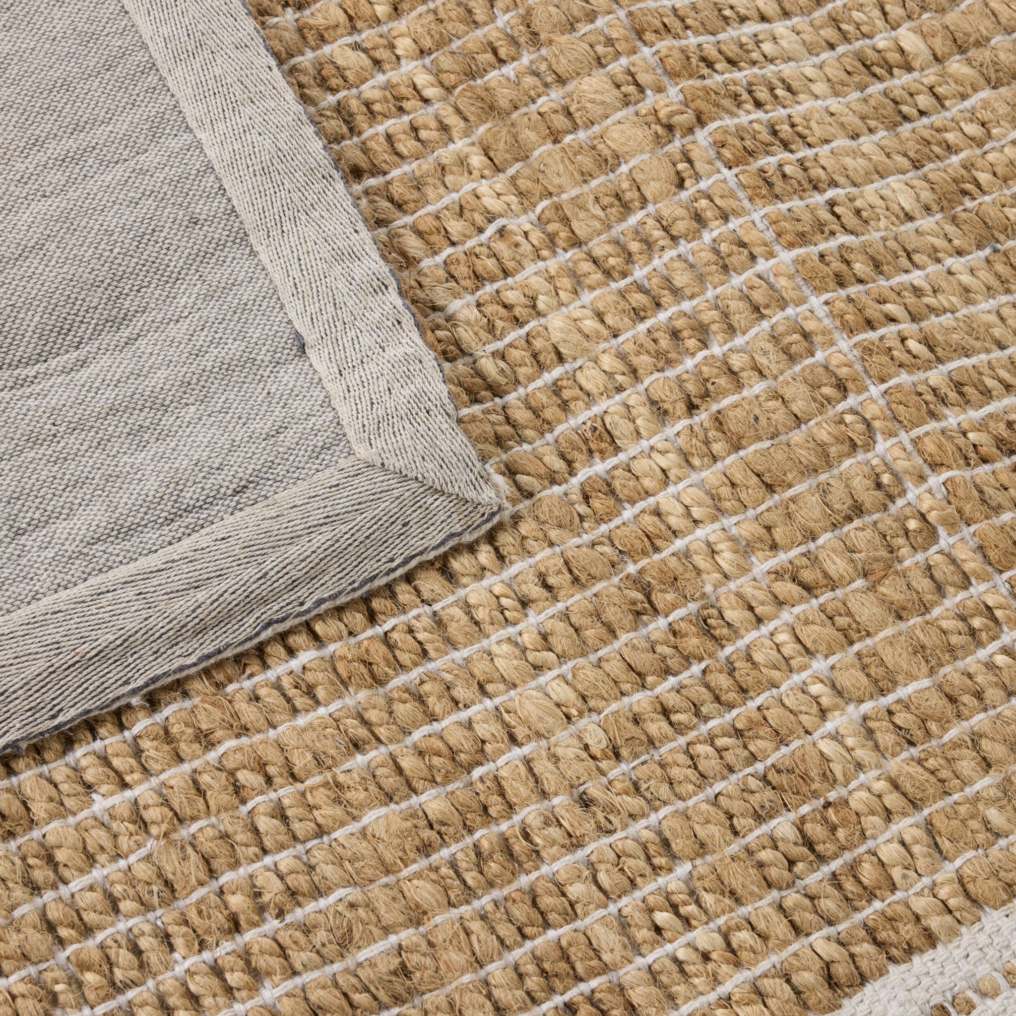 Alhambra Border Jute Rug Wheat 150x240cm