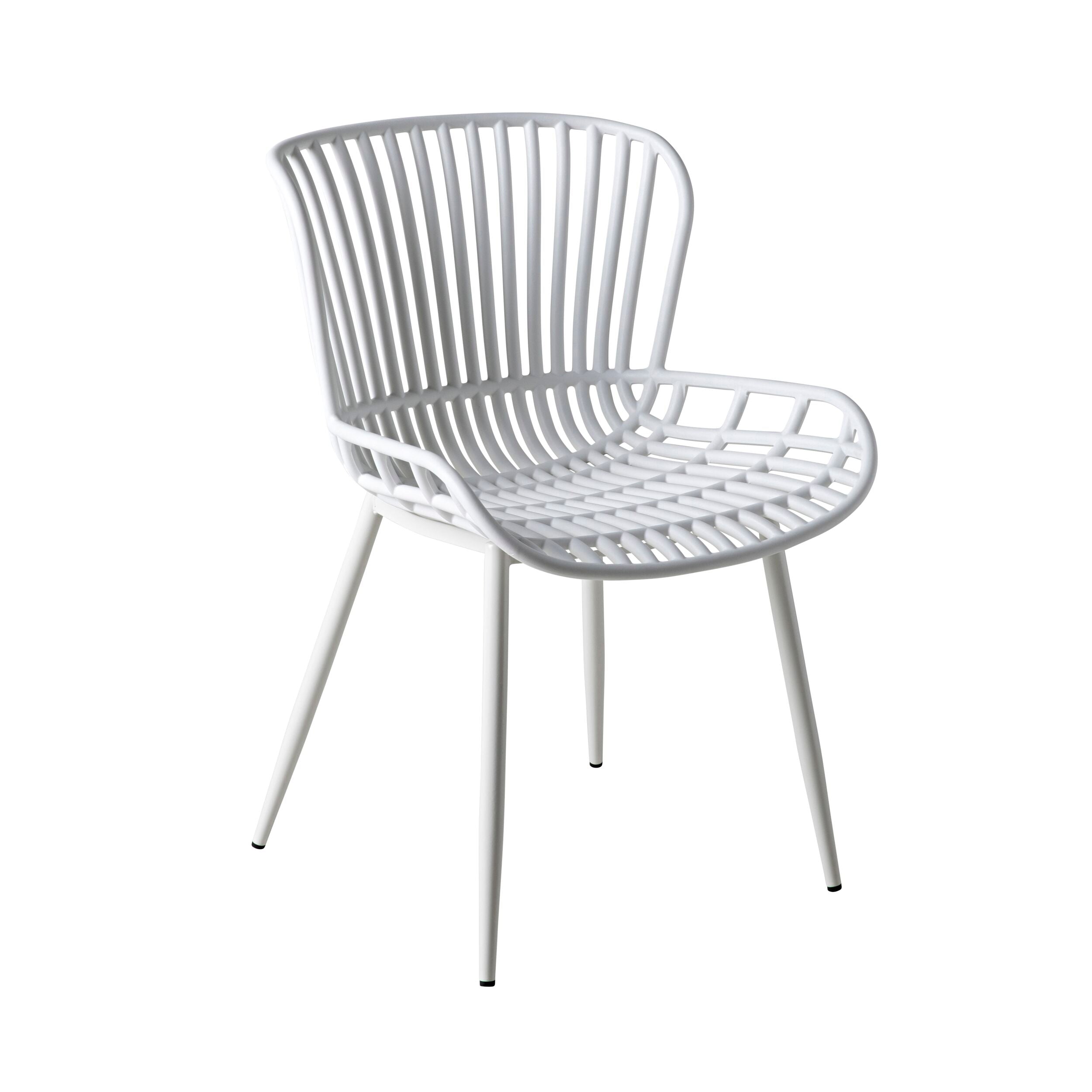 Lini Outdoor Dining Chair White