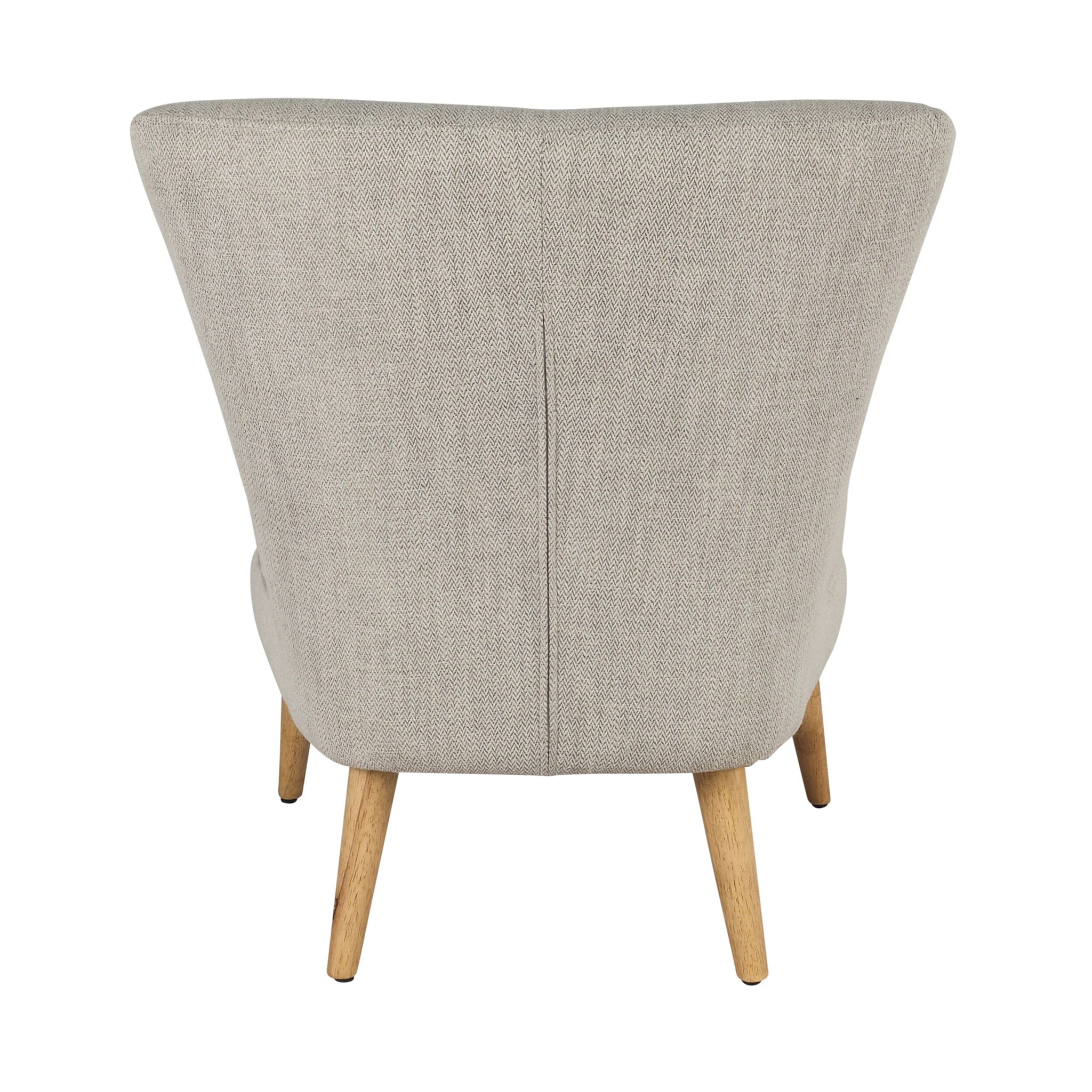 Ellis Weave Occasional Chair Herringbone Grey