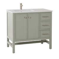 Liam Single Vanity Evergreen Fog 940mm