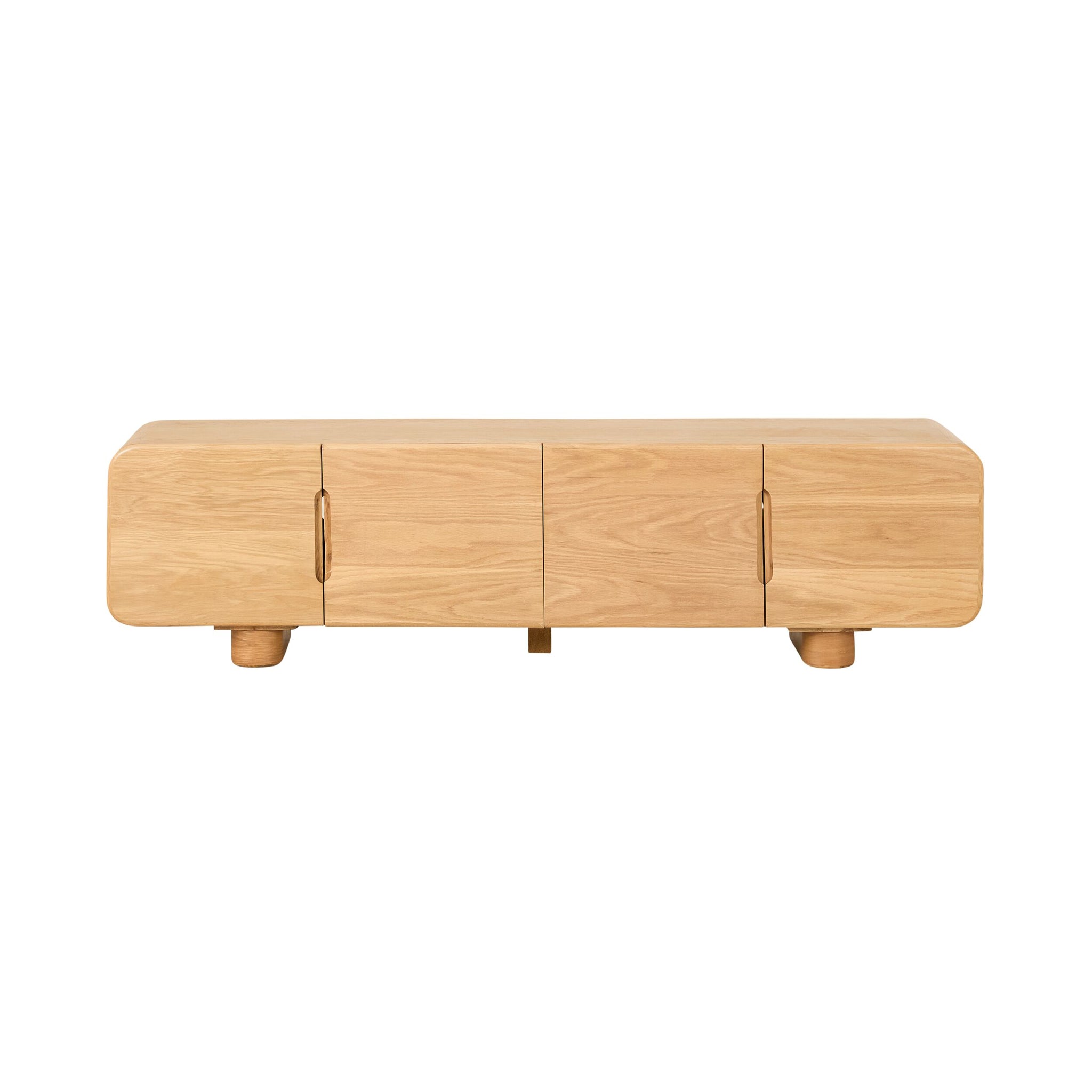 Dempsey Entertainment Unit Light Oak