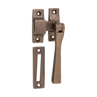 2296 Casement Fastener Square Antique Brass W35xP30