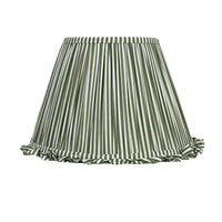 Colette Pleated Tapered Shade Green 35cm