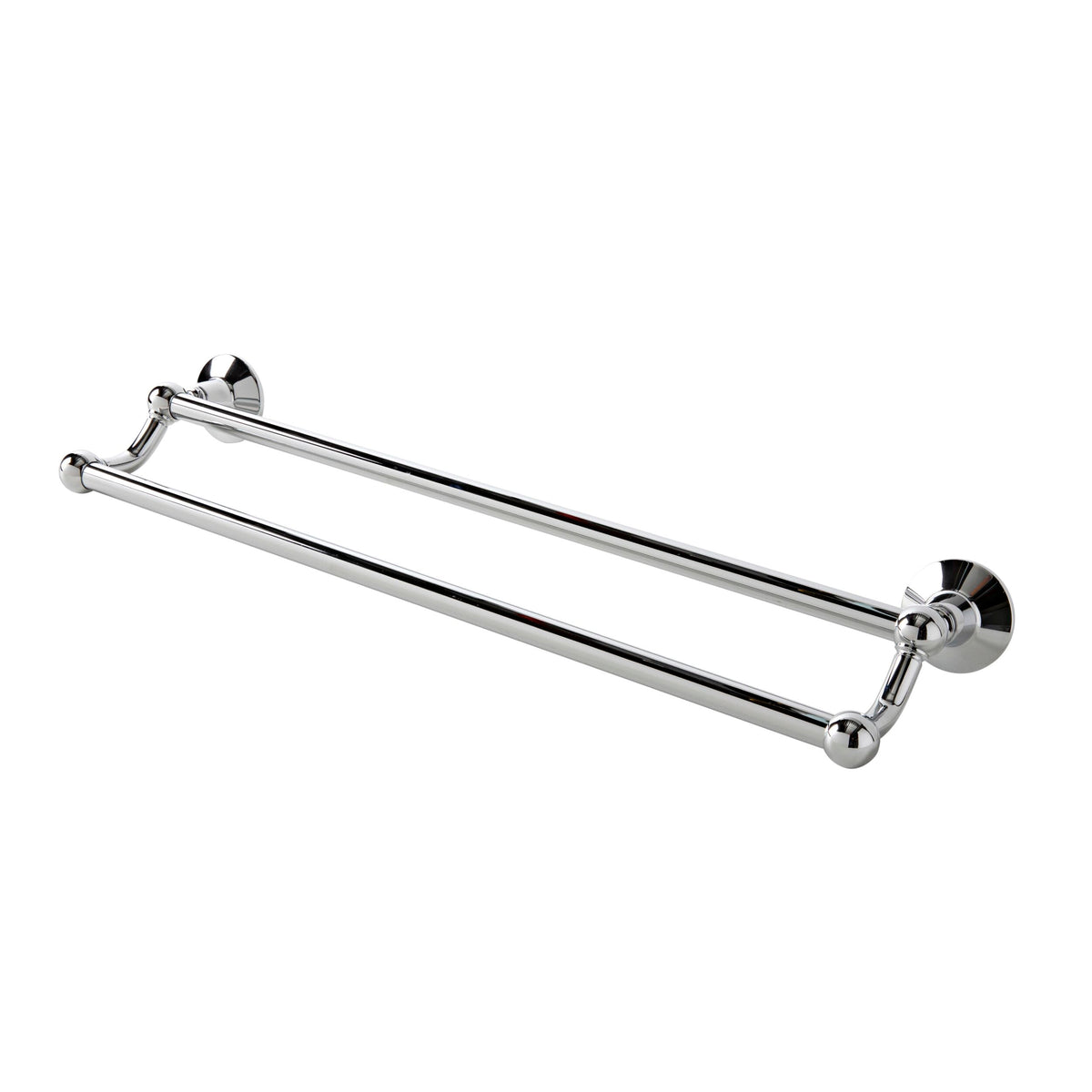 Oxford Double Towel Rail 600mm Chrome
