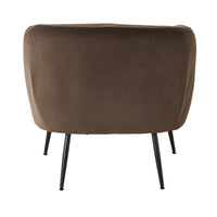 Kianna Occasional Chair Velvet Chocolate