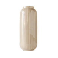 Sarra Vase Taupe 13x13x32cm