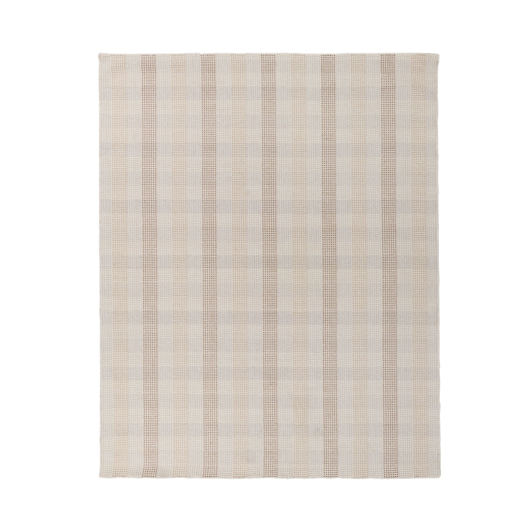 Manning Grid Handloom NZ Wool Rug 240x300cm
