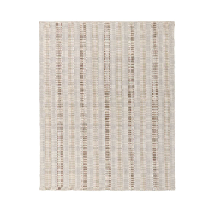 Manning Grid Handloom NZ Wool Rug 240x300cm