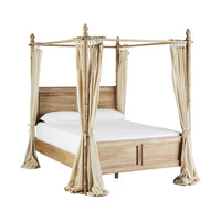 Hampton Mango Wood King Canopy Bed