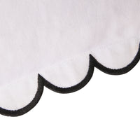 Aerin Scallop Cushion White 45cm