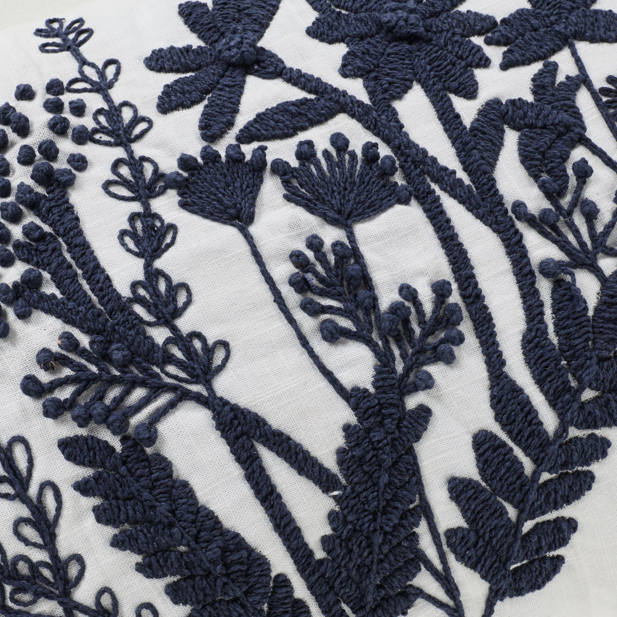 Stitch Meadow Breeze Cushion Navy 40x60cm