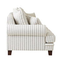 Lisette 2.5 Seater Sofa Linen Stripe