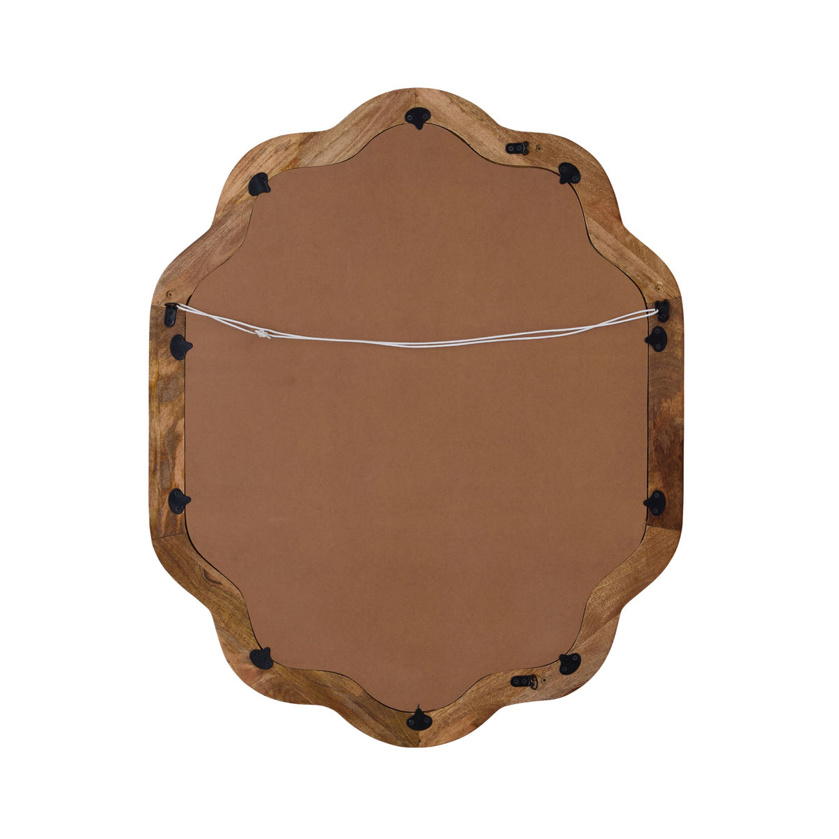 Sati Scalloped Wooden Mirror