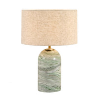 Toscano Marble Table Lamp Seafoam 55cm