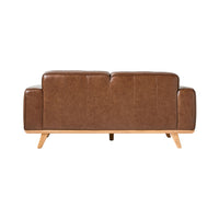 Carson 2 Seater Leather Sofa Dakota Mocha