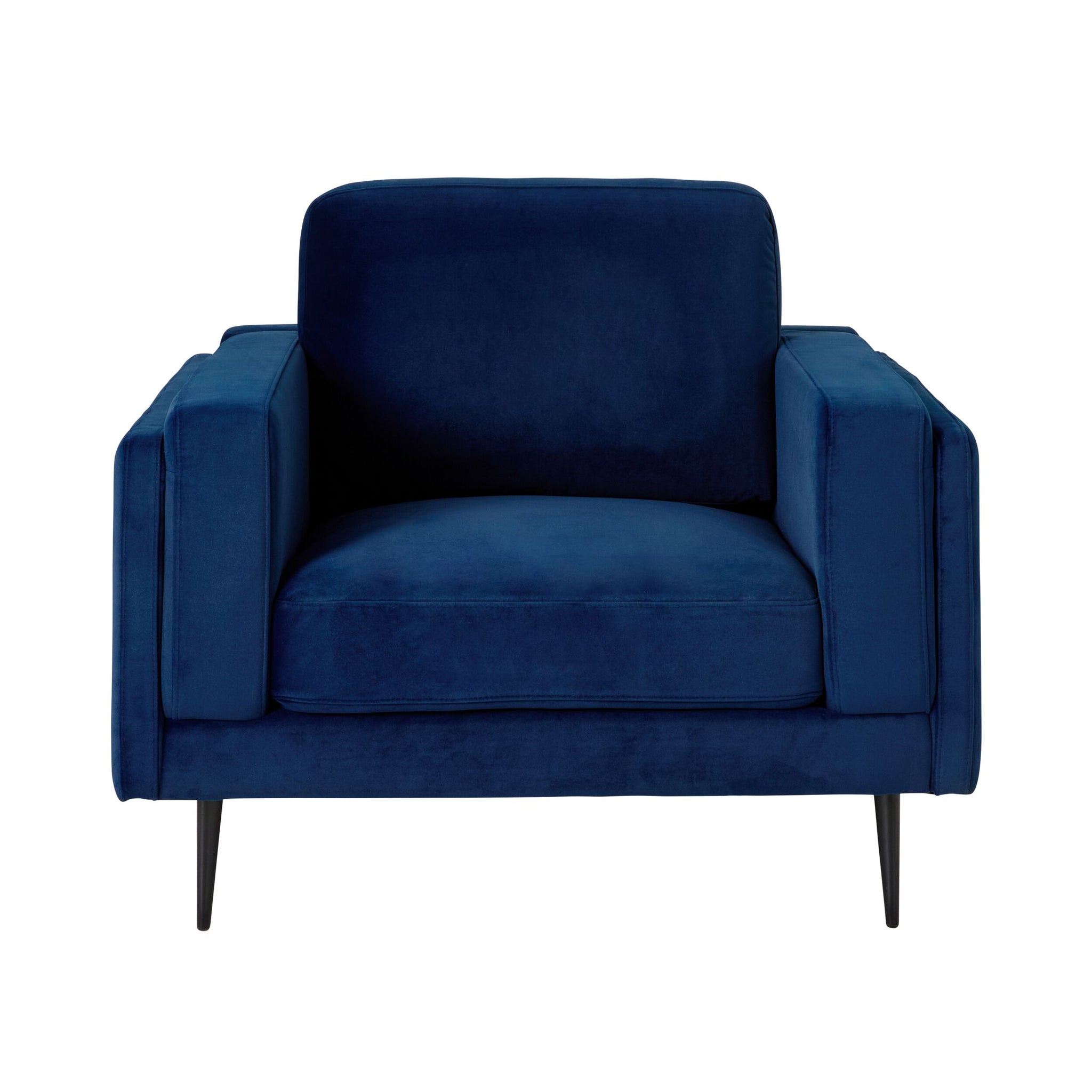 Irvine Armchair Velvet Indigo