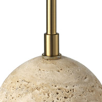 Marta Travertine Pendant 10x21cm