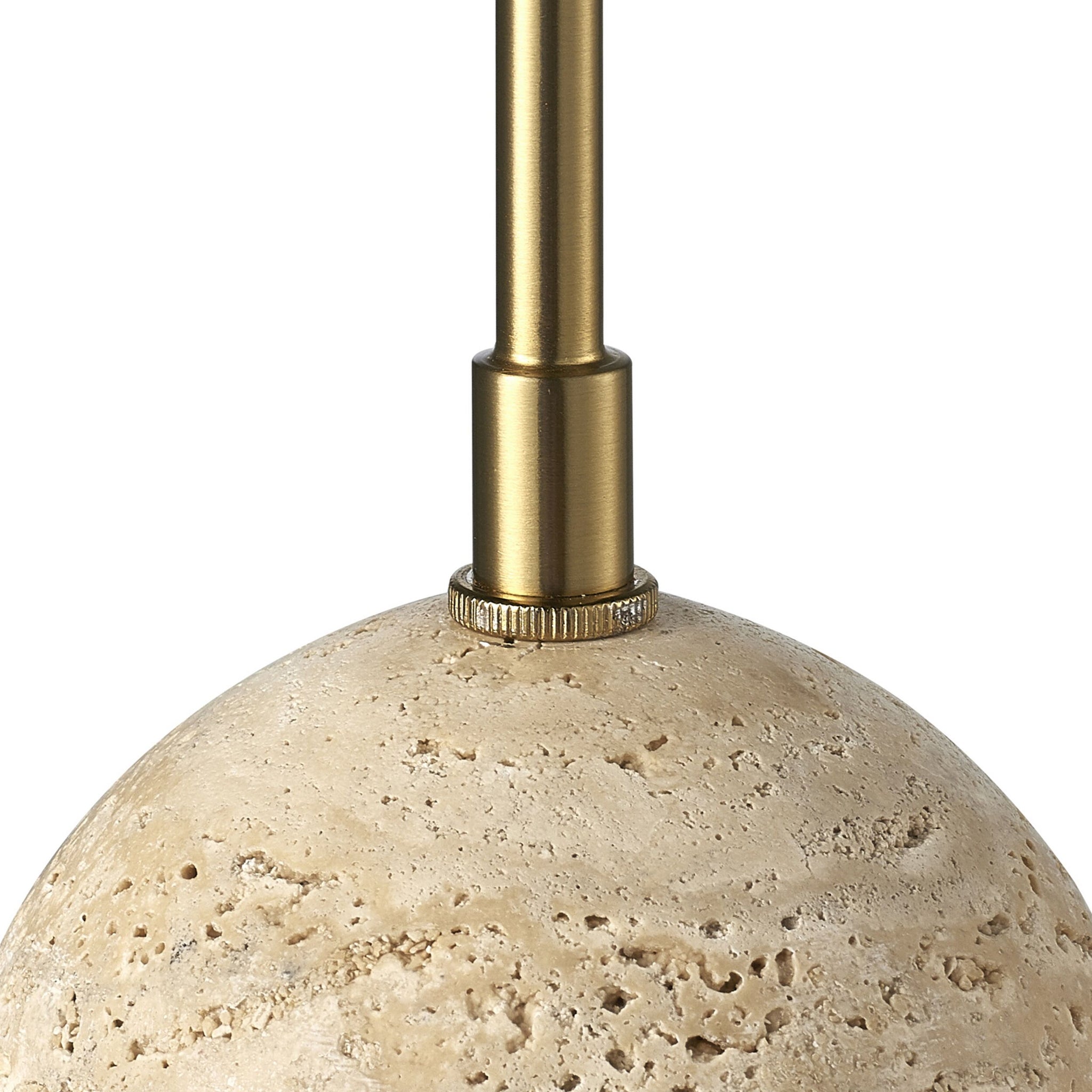 Marta Travertine Pendant 10x21cm