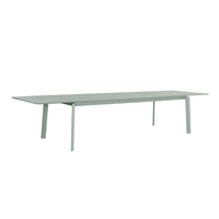 Santana Aluminium Dining Table 260cm (Extends to 370cm) Steely Green