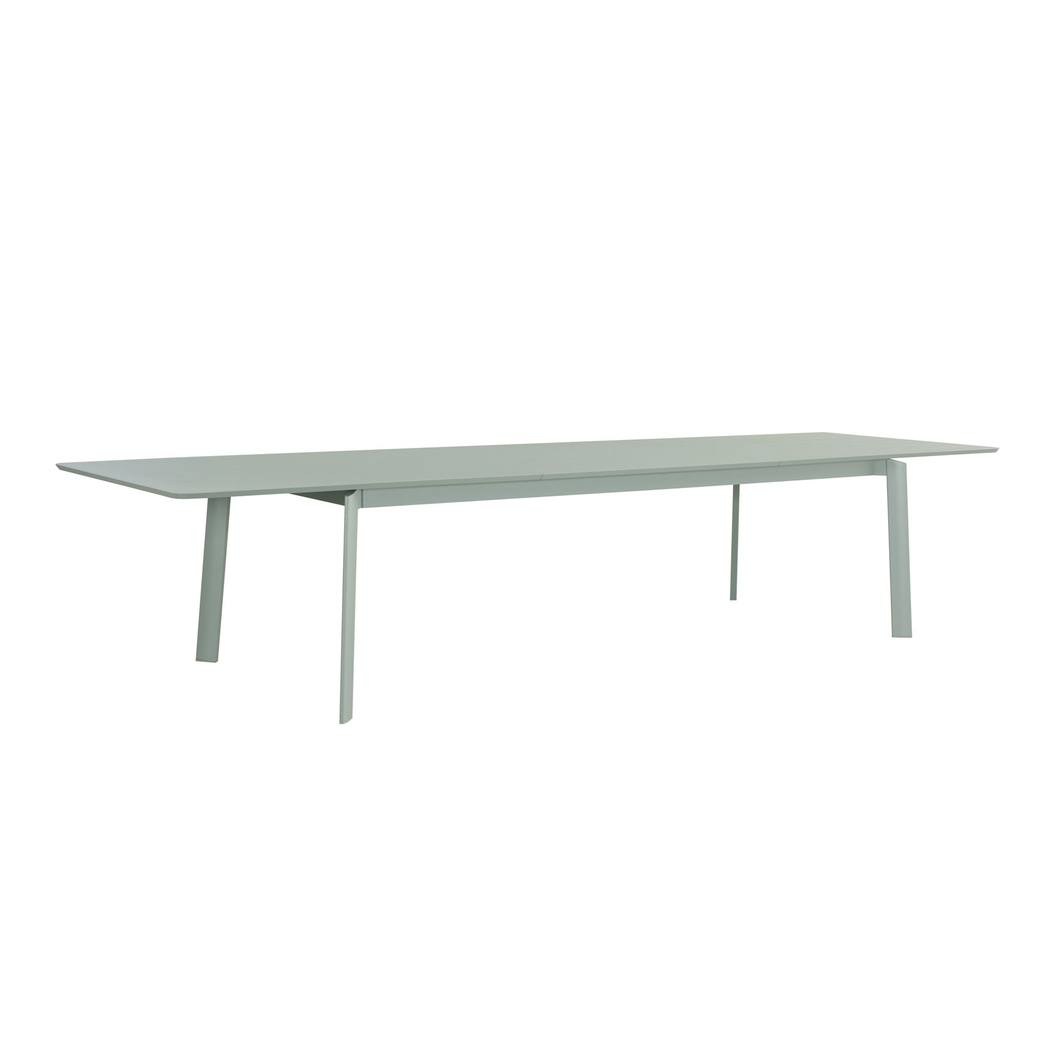 Santana Aluminium Dining Table 260cm (Extends to 370cm) Steely Green