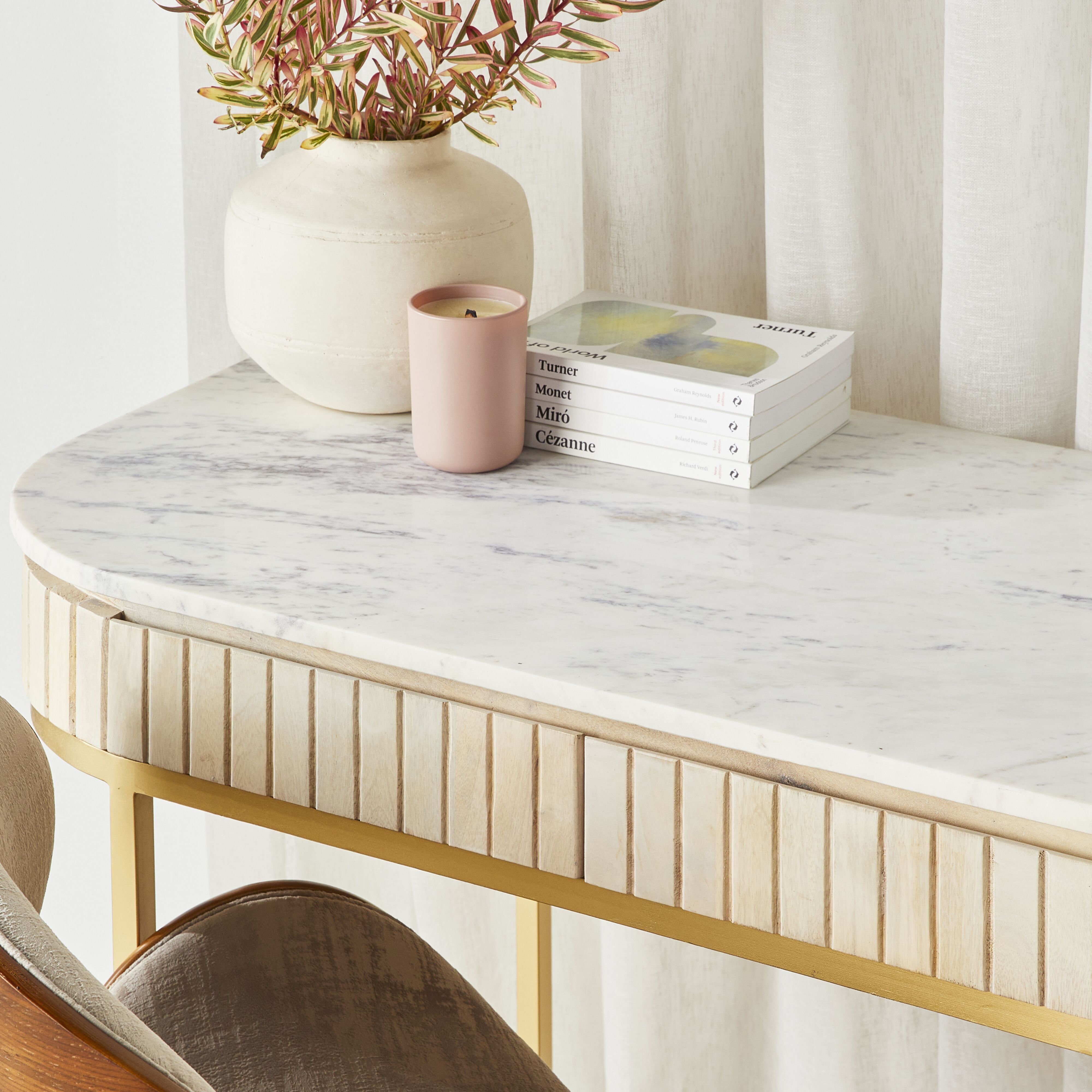 Deva Desk with Marble Top – Early Settler Australia