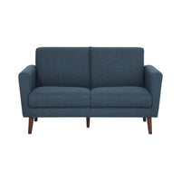 Frankie 2 Seater Sofa Steel Blue Weave