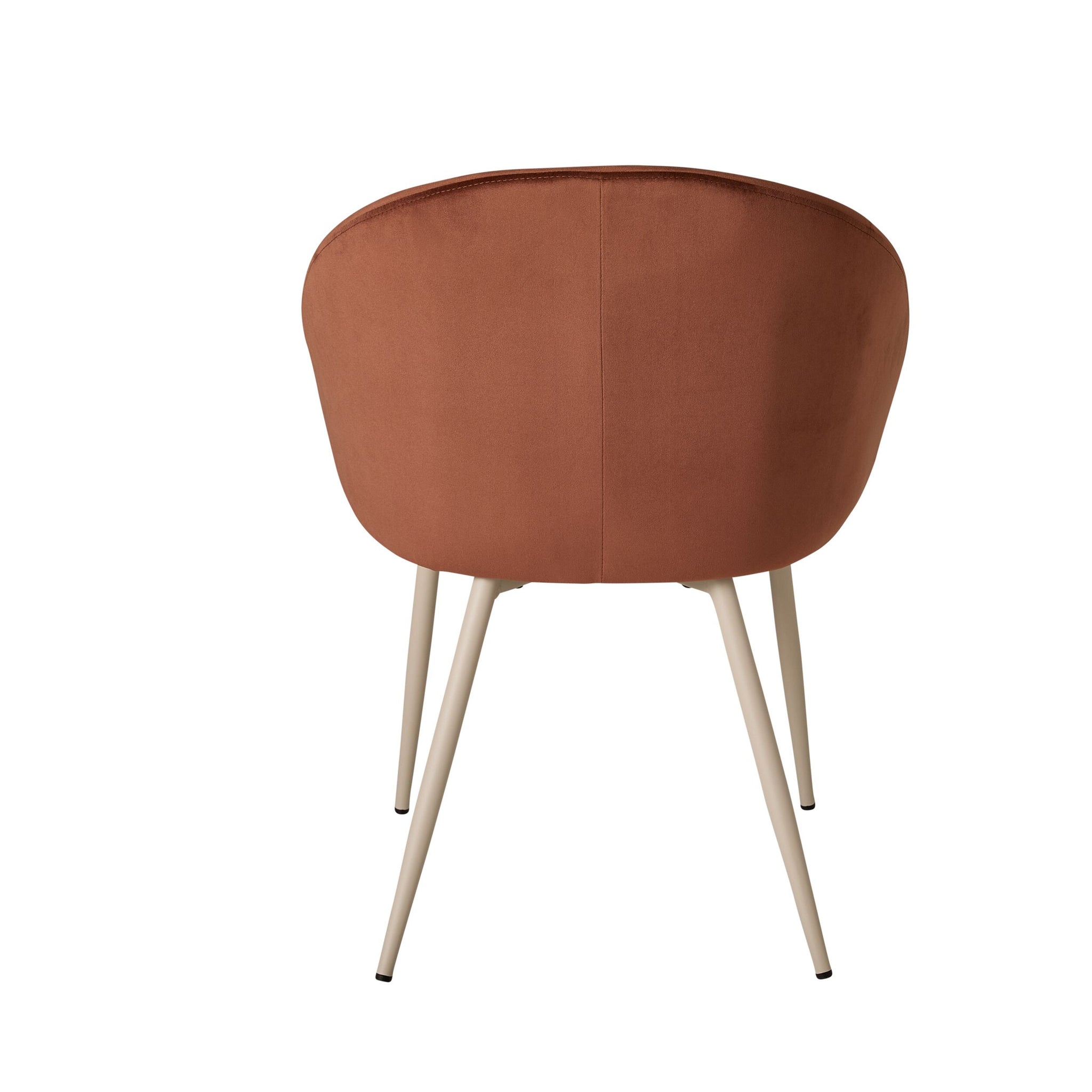 Aubrey Velvet Dining Chair Toffee