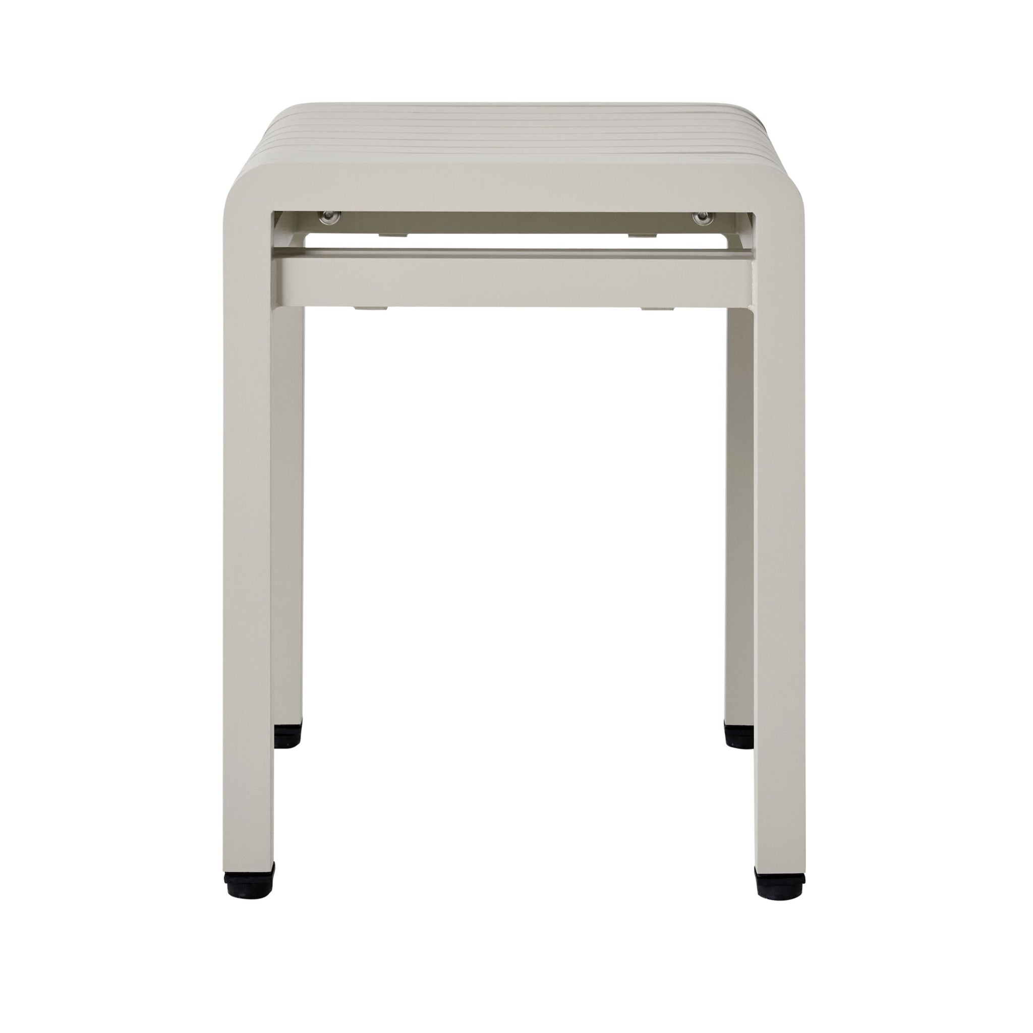 Tomi Alumnium Stool Stool Taupe
