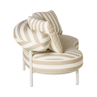 Parri Sofa Taupe Stripe