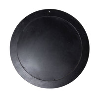 Bone Inlay Round Mirror Black and White 60cm