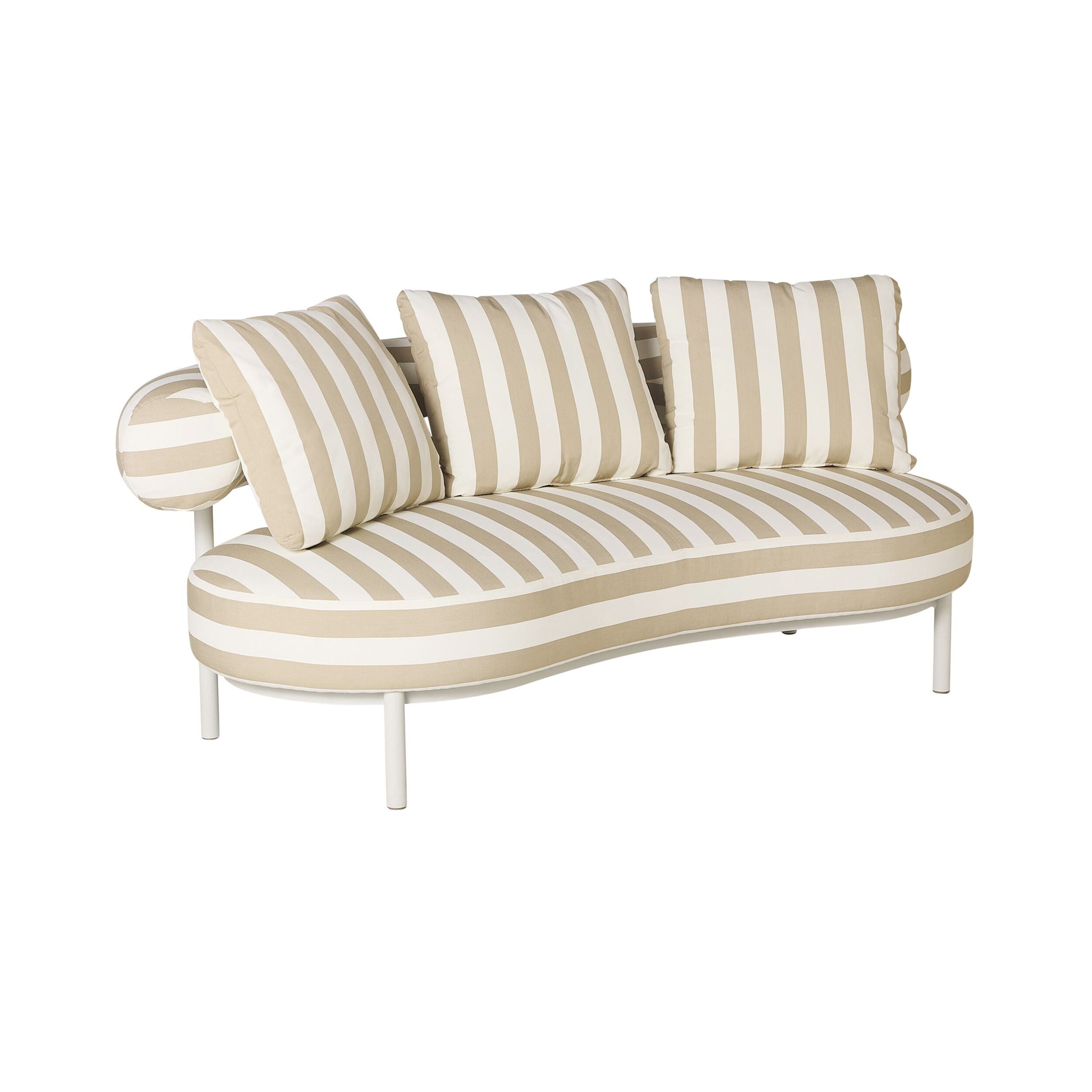 Parri Sofa Taupe Stripe
