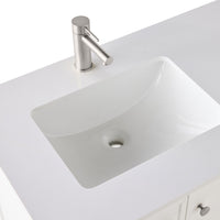 Liam Double Vanity White 1550mm