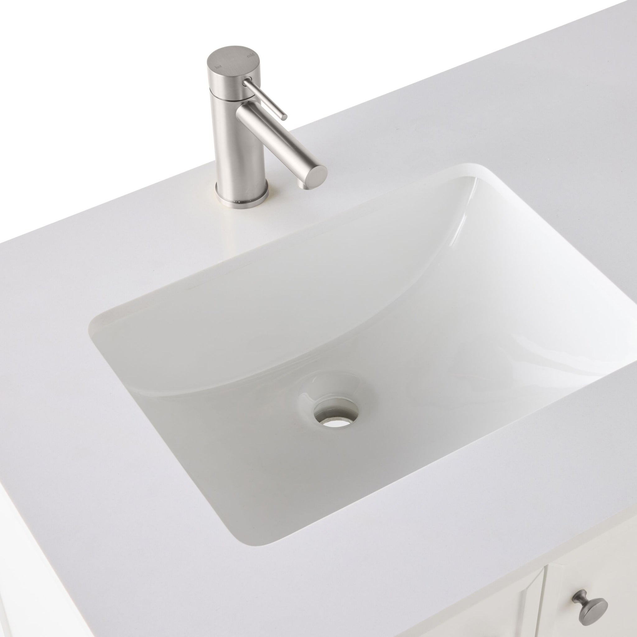 Liam Double Vanity White 1550mm