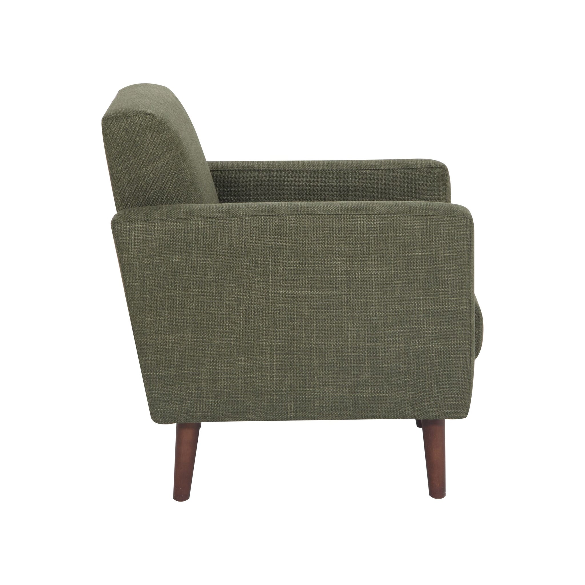 Frankie Armchair Olive Green Weave