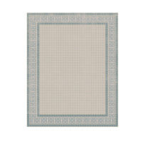 Paros Silky Soft Washable Rug 240x300cm Ocean