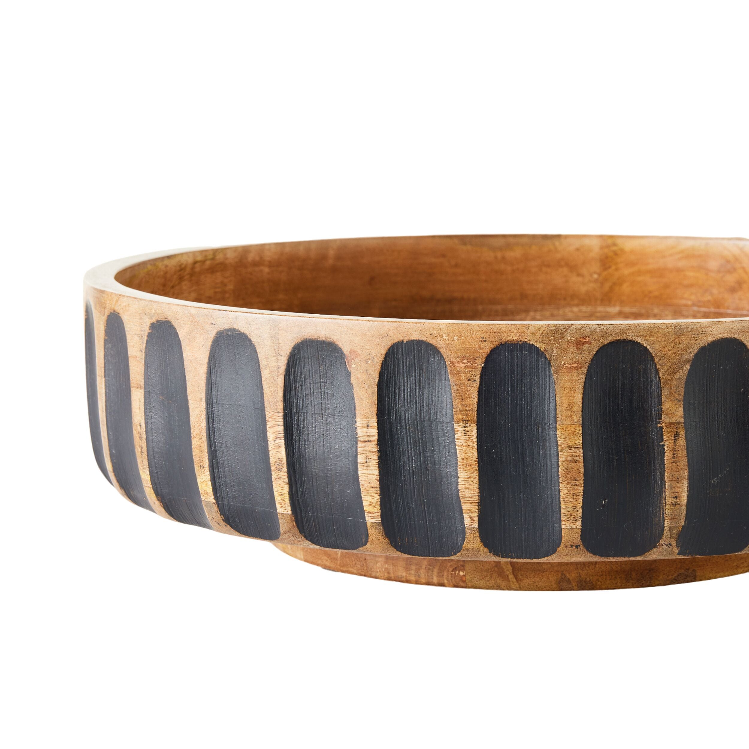 Moana Salad Bowl Black 40x40x12cm