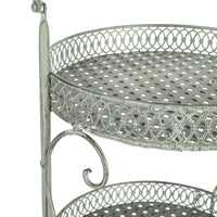 Arlette 3 Tier Silver Basket 83x31x28cm