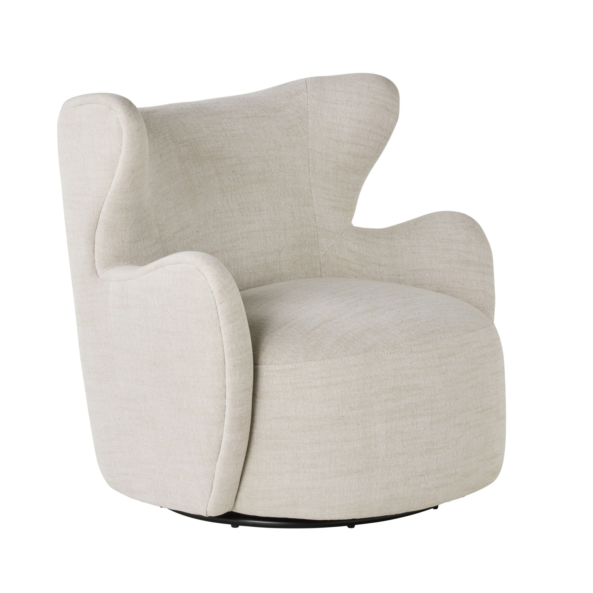 Mara Swivel Chair Natural Weave