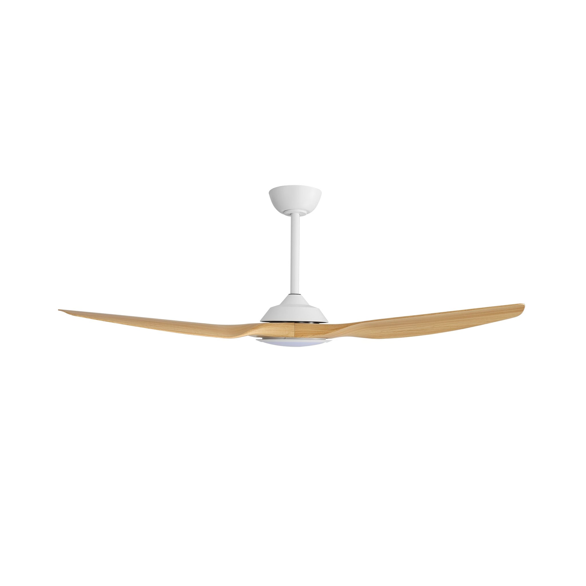 Harbour 132cm Indoor DC Fan - White with Natural ABS Blades