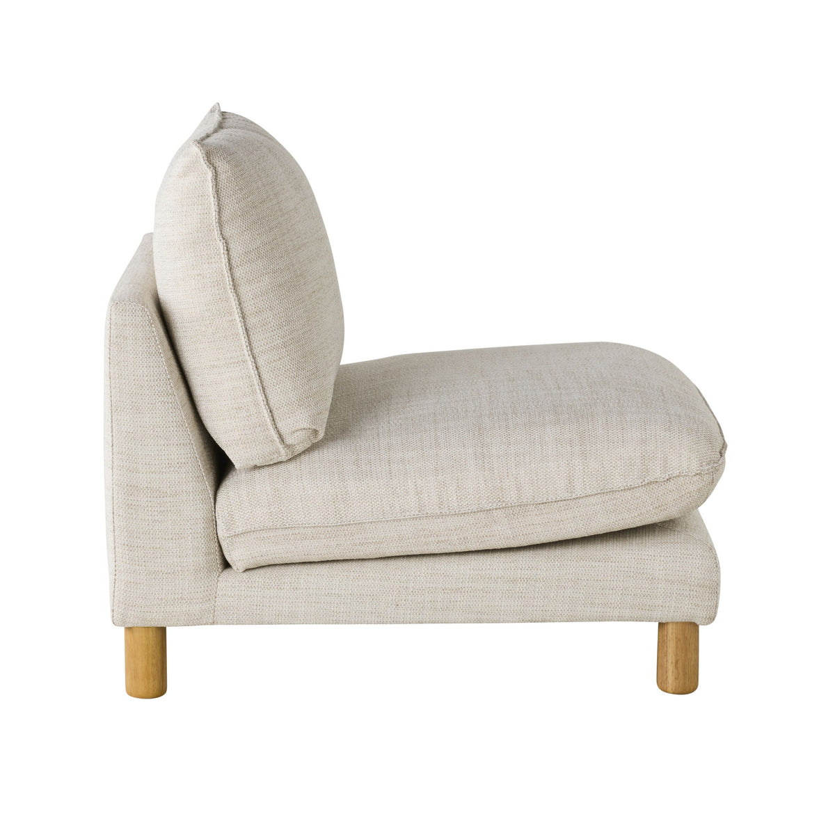 Whitehaven Armless Modular Chair Eden Natural