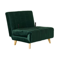 Stradbroke Single Sofa Bed Emerald Green