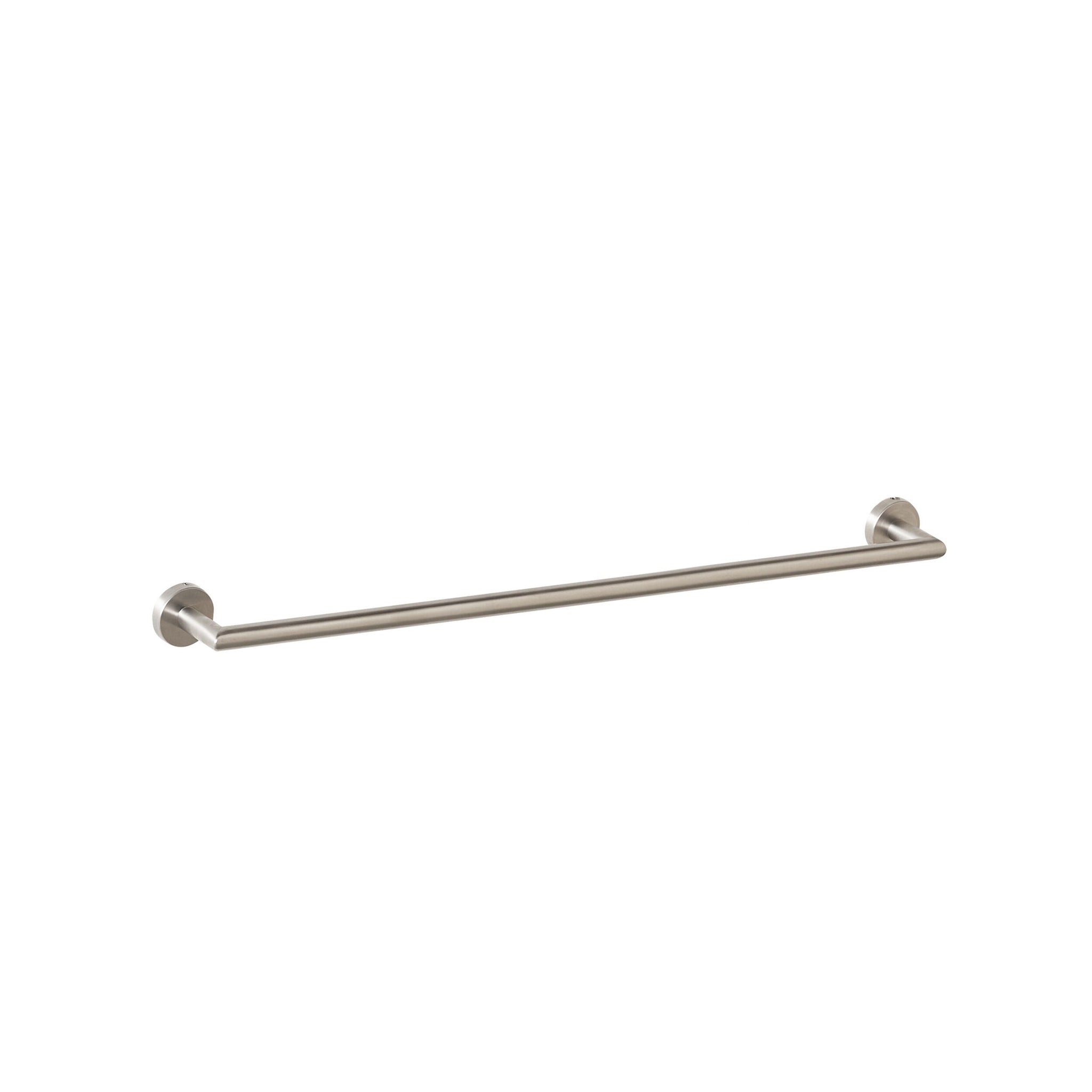 Harper Single Towel Rail 75cm Brushed Nickel